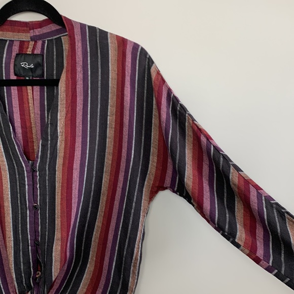 Rails Sloane Brava Stripe Top Blouse Size XS - Picture 8 of 12